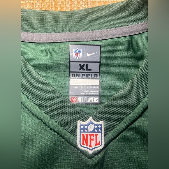 NFL Authentic NY Jets Kids On Field Jersey #11 Kerley,Green,Size Youth XL 18/20 - Picture 6 of 11